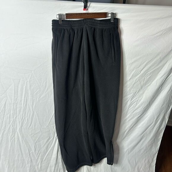 Yeezy gap polar fleece black sweat pants size medium - Picture 1 of 9